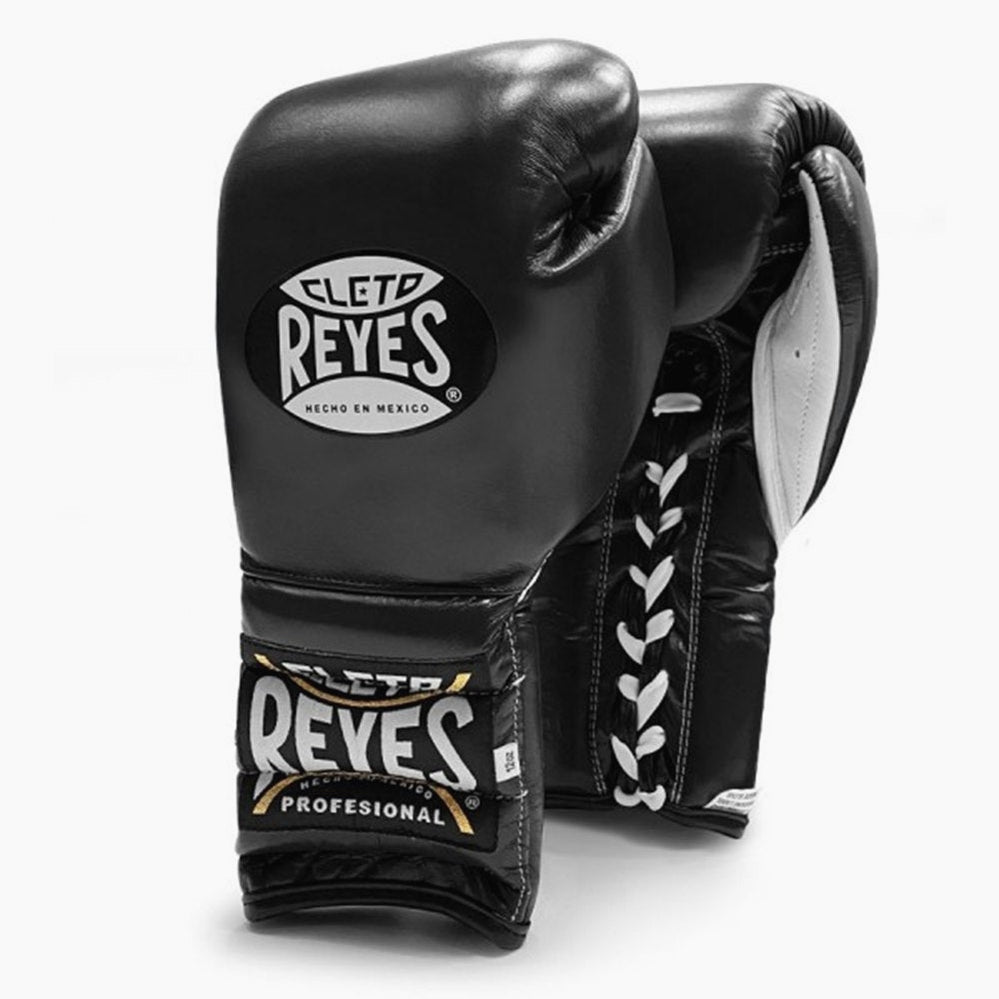 Guantes de boxeo Cleto Reyes Entrenamiento Tradicional CE4 Oro con cordones  -  – Combat Arena