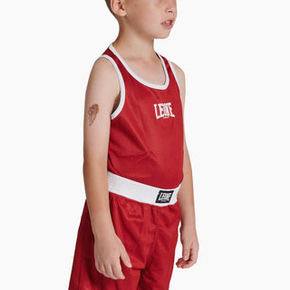 Camiseta sin mangas boxeo infantil Leone Double Face AB214J