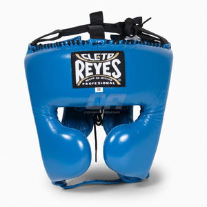 Casco Cleto Reyes con Protector de Mejillas Azul