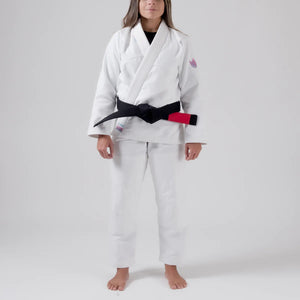 BJJ Gi donna Kingz Empowered Bianco-Combat Arena