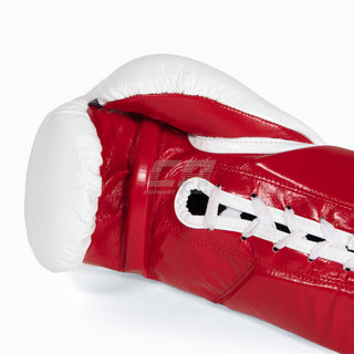 Guantoni Cleto Reyes Professional CB2 Bianco-rosso Mexican con lacci-Combat Arena