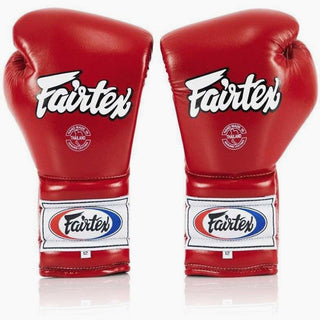 Guantoni Fairtex PRO Training Mexican Style BGL7 Rosso con lacci