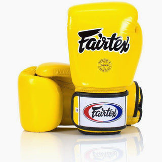 Guantoni Muay Thai Fairtex BGV1 Giallo