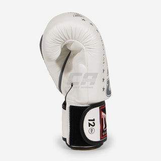 Guantoni Muay Thai Twins Special BGVL 8 Bianco-grigio-Combat Arena