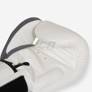 Guantoni Muay Thai Twins Special BGVL 8 Bianco-grigio-Combat Arena