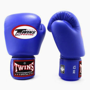 Guantes Muay Thai Twins Special BGVL3 Azul real