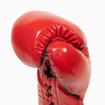 Guantes de boxeo Cleto Reyes Professional CB2 Rojo-Negro con cordones 