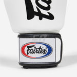 Guantes Muay Thai Fairtex BGV19 Deluxe Blanco