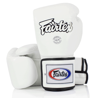 Guantes Muay Thai Fairtex BGV5 Super Sparring Blanco