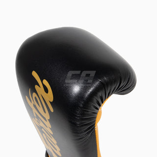 Guantes Muay Thai Fairtex Super Sparring BGV18 Negro-Oro