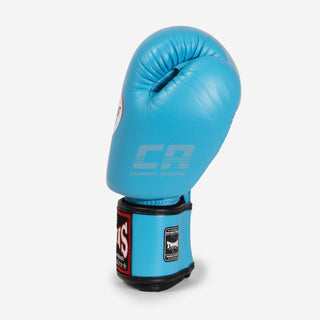 Guantes Muay Thai Twins Special BGVL 3 Azul claro