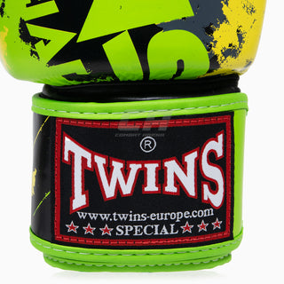 Guantes Muay Thai Twins Special FBGVL3 Candy Verde