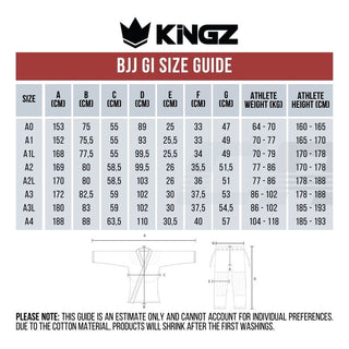 BJJ Gi Kingz Classic 3.0 Blanco