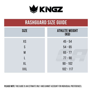 Rashguard No-Gi Kingz Kore V2 de manga larga