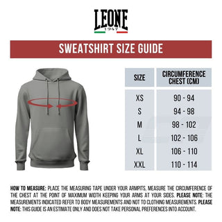 Sudadera Leone DNA con capota ABX711