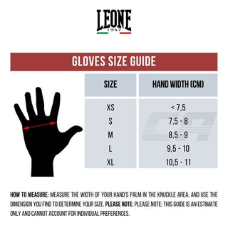 Guantes Leone gimnasio AB713