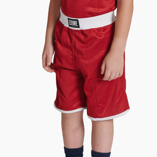 Pantalones cortos boxeo infantil Leone 1947 Double Face AB215J