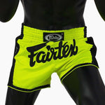 Pantaloncini kick-thai Fairtex BS1706 Lime