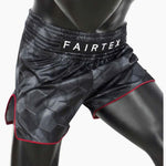 Pantaloncini kick-thai Fairtex BS1901 Stealth Nero