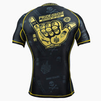 Rashguard Pride or Die Hang Loose maniche corte-Combat Arena