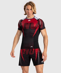 Rashguard Venum Adrenaline Red maniche corte-Combat Arena