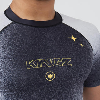 Rashguard maniche corte No-Gi Kingz Galaxy-Combat Arena