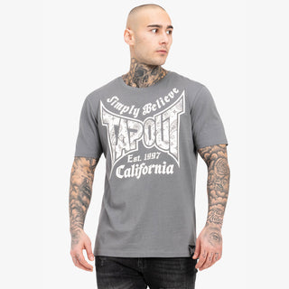 T-shirt Tapout Haily Be Grigio-Combat Arena