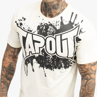 T-shirt Tapout Splashed Beige-Combat Arena