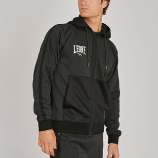 Sudadera Leone Melange ABX611 con capucha