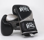 Guantes de boxeo Cleto Reyes Entrenamiento de Alta Precisión CE7 Negro-Plata