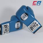 Guantes de boxeo Cleto Reyes Safetec CB4 Azul-negro con cordones