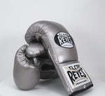 Guantes de boxeo Cleto Reyes CB2 Platinum profesional con cordones