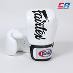 Guantes Muay Thai Fairtex BGV19 Deluxe Blanco