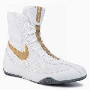 Scarpe da boxe Nike Machomai Bianco-Oro-Combat Arena